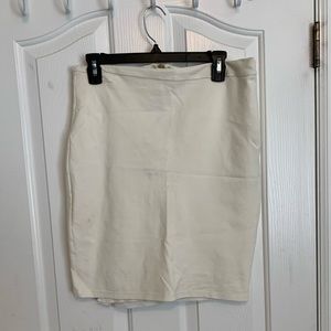 White Pencil Skirt
